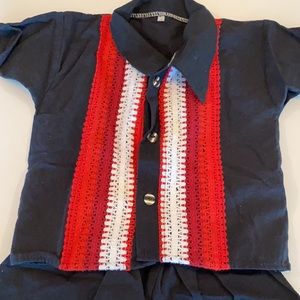 Toddler boy guayabera outfit
